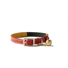 Load image into Gallery viewer, UFBemo Personalized Cat Collar Elastic with Bell Necklace Soft PU Leather Pet Collars Luxury Safety Kitten Small Dog Chihuahua