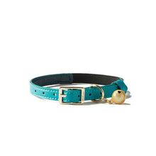Load image into Gallery viewer, UFBemo Personalized Cat Collar Elastic with Bell Necklace Soft PU Leather Pet Collars Luxury Safety Kitten Small Dog Chihuahua