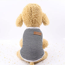 Load image into Gallery viewer, Cute Pet Clothes Striped Cat Clothing Soft Summer Vest Cat Clothes for Cat Kitten Shirt Pet T-shirt Cat Costume Small Dog Clothe