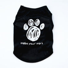 Load image into Gallery viewer, Pet Clothing Fashion Puppy Small Dog Cat Vest T Shirt Summer Polyester Clothes for All Sized Cats Little Dogs BOSS PAW PRINCESS