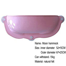 Load image into Gallery viewer, Hot Sale Pet Hammock Beds Bearing 20kg Cat Window Lounger Suction Hammock Pet Cat Window shelf Comfortable Cat Ferret Pet Bed