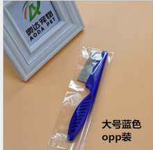 Load image into Gallery viewer, AHUAPET Cat Dog Grooming Supply Cat Dog Comb Stainless Steel Needle Remove Flea Cat Grooming Brush Comb Clean Tool Chihuahua E