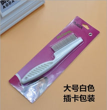 Load image into Gallery viewer, AHUAPET Cat Dog Grooming Supply Cat Dog Comb Stainless Steel Needle Remove Flea Cat Grooming Brush Comb Clean Tool Chihuahua E