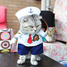 Load image into Gallery viewer, Funny Cat Clothes Costume Sex Nurse Policeman Suit Clothing For Cat Cool Halloween Costume Pet Clothes Suit For Cat XS-2XL 27S1