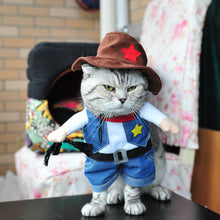 Load image into Gallery viewer, Funny Cat Clothes Costume Sex Nurse Policeman Suit Clothing For Cat Cool Halloween Costume Pet Clothes Suit For Cat XS-2XL 27S1