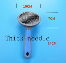 Load image into Gallery viewer, Dog Cat Comb Shedding Tool Brush Comb Rake Pet Fur Grooming Quick Clean Short Hair Pet Grooming Comb