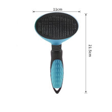 Load image into Gallery viewer, Dog Cat Comb Shedding Tool Brush Comb Rake Pet Fur Grooming Quick Clean Short Hair Pet Grooming Comb
