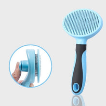Load image into Gallery viewer, Dog Cat Comb Shedding Tool Brush Comb Rake Pet Fur Grooming Quick Clean Short Hair Pet Grooming Comb