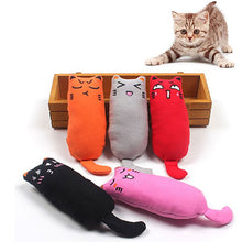 Load image into Gallery viewer, Cat Grinding Catnip Toys Funny Interactive Plush Cat Toy Pet Kitten Chewing Toy Claws Thumb Bite Cat mint For Cats Teeth toys