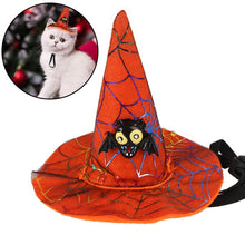 Load image into Gallery viewer, Funny Cute Pet Costume Cosplay Star Pumpkin Bat Witch Hat Cap Hat for Cat Halloween Party Clothes Fancy Dress Autumn Winter
