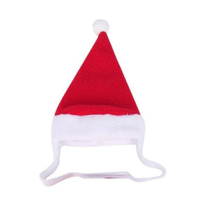 Cute Pet Dog Cat Santa Clothes Red Hat Scarf Cloak Head Hoop Costumes Christmas Cosplay Warm Apparel