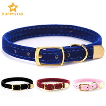 Load image into Gallery viewer, Cat Collar With Bell Safety Cat Collars Puppy Dog Collar For Cats Small Dogs Kittens Solid Pet Collar Chihuahua Products YS0032
