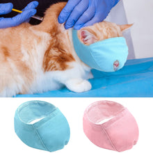 Load image into Gallery viewer, Breathable Nylon Cat Muzzle Anti Bite Kitten Mouse Muzzles For Bitting Bath Beauty Travel Tool With Hole Cats Grooming Supplies
