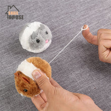 Load image into Gallery viewer, Snailhouse Cute Cat Toys Plush Fur Toy Shake Movement Mouse Pet Kitten Funny Rat Safety Plush Little Mouse Interactive Toy Gift
