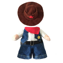 Load image into Gallery viewer, Funny Pet Costume Cowboy Cosplay Suit For Cats Halloween Christmas Clothes For Dogs Party Dressing Up Dog Clothing Cat Apparel
