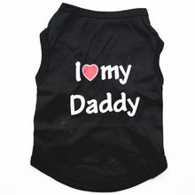 Load image into Gallery viewer, I LOVE MY MOM Design Summer Pets Puppy Small Dog Cat Pet Kitten Clothes Vest Lovely Pet T-Shirt Apparel Costumes 3 Colors
