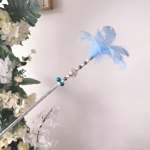 10 Style Cat Toys Plastic Kitten Interactive Stick Funny Cat Fishing Rod Game Wand Feather Stick Toy Pet Supplies Cat Accessory