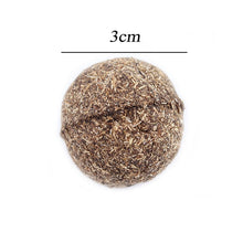Load image into Gallery viewer, Pet Cat Natural Catnip Treat Ball Favor Home Chasing Toys Healthy Safe Edible Treating Catnip ball Cat toy
