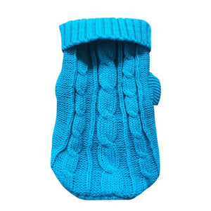 Pet Dog Cat Clothes Warm Cat Knitted Sweater For Cats Jumper Puppy Pug Coat Clothes Pullover Knitted Shirt Kitten Clothes 35