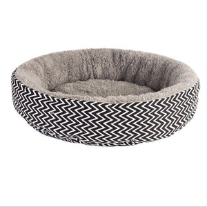 Soft Cat Bed House Round Bed Foldable Dog Sleeping Mat Cushion Nest Warm Kennel Pet Mat Puppy Nest Hide Burger Bread Winter