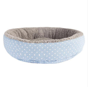 Soft Cat Bed House Round Bed Foldable Dog Sleeping Mat Cushion Nest Warm Kennel Pet Mat Puppy Nest Hide Burger Bread Winter