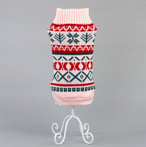 Snowflake Sphinx Cat Sweater Knitwear Pet Jumper Coat Dogs Cat Christmas  Clothes for Small Pet XS S M L XL XXL