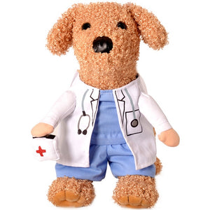 Funny Dog Cat Costumes Boxer Doctor Nurse Cosplay Suit Pet Clothing Halloween Uniform Clothes For Puppy Dogs Costume for a cat