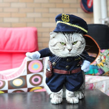 Load image into Gallery viewer, Funny Cat Clothes Costume Sex Nurse Policeman Suit Clothing For Cat Cool Halloween Costume Pet Clothes Suit For Cat XS-2XL 27S1

