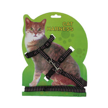 Load image into Gallery viewer, Hot Sale 4 Colors Cat Harness And Leash Nylon Products For Animals Adjustable Pet Traction Harness Belt Cat Kitten Halter Collar
