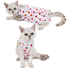 Load image into Gallery viewer, Cat Clothes Surgical Recovery Suit for Abdominal Wounds Skin Diseases After Surgery Wear E-Collar Alternative for Puppy Pet Dogs
