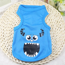 Load image into Gallery viewer, Pet Cat Clothes for Cats Summer Vest T Shirt Dog Cat Clothes Costume for Small Dogs Cartoon Vest for Puppy 35
