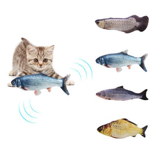 Load image into Gallery viewer, 30CM Electronic Pet Cat Toy Electric USB Charging Simulation Fish Toys for Dog Cat Chewing Playing Biting Supplies Dropshiping
