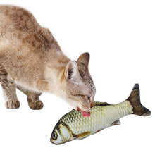 Load image into Gallery viewer, 3D Fish Plush Cat Pet Toy Interactive Gifts Fish Catnip Toys Stuffed Pillow Doll Simulation Fish Playing Toy For Pet
