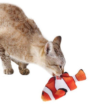 Load image into Gallery viewer, 3D Fish Plush Cat Pet Toy Interactive Gifts Fish Catnip Toys Stuffed Pillow Doll Simulation Fish Playing Toy For Pet
