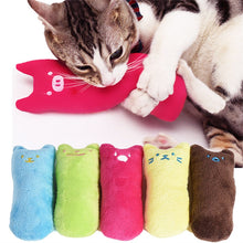 Load image into Gallery viewer, Fashion Mini Teeth Grinding Catnip Toys Funny Interactive Plush Cat Toy Pet Kitten Chewing Vocal Claws Thumb Bite Cat For Cats
