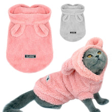 Load image into Gallery viewer, Warm Cat Clothes Winter Pet Puppy Kitten Coat Jacket For Small Medium Dogs Cats Chihuahua Yorkshire Clothing Costume Pink S-2XL
