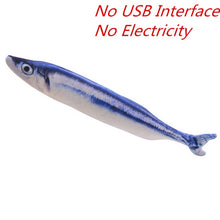 Load image into Gallery viewer, 30 cm eletrônico brinquedo do gato do animal de estimação brinquedos de peixes de simulação de carregamento usb elétrico para o gato do cão mastigando jogando mordendo suprimentos dropshiping
