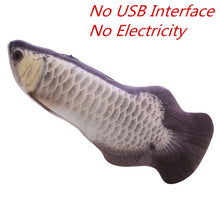 Load image into Gallery viewer, 30 cm eletrônico brinquedo do gato do animal de estimação brinquedos de peixes de simulação de carregamento usb elétrico para o gato do cão mastigando jogando mordendo suprimentos dropshiping
