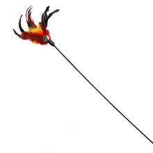 Load image into Gallery viewer, Cat Stick Interactive Feather Toy Cat Random Color Turkey Feather Funny Cat Toys Tease Cats Stick Pet Training Supplies Pet Tool
