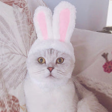 Load image into Gallery viewer, Cat Clothes Costume Bunny Rabbit Ears Hat Pet Cat Cosplay Clothes For Cat Costumes Small Dogs Kitten Party Costume Pet Products
