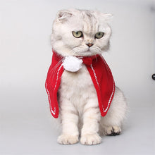 Load image into Gallery viewer, Noble Style Puppy Cat Cosplay Clothes Red Mini Skirt Christmas Cape For Cats Pet Small Dog Cat Cloak
