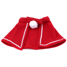 Load image into Gallery viewer, Noble Style Puppy Cat Cosplay Clothes Red Mini Skirt Christmas Cape For Cats Pet Small Dog Cat Cloak
