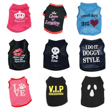 Load image into Gallery viewer, Pet Cat Clothes Summer Cat Vest Sports T Shirts Costume Thin Clothes for Small Dogs Chihuahua Cool Puppy Clothes for Kitty 40
