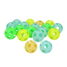 Load image into Gallery viewer, 10/18 Pcs Colourful Pet Cat Kitten Play Balls With Jingle Lightweight  Bell Pounce Chase Rattle Toy  For Cat
