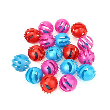 Load image into Gallery viewer, 10/18 Pcs Colourful Pet Cat Kitten Play Balls With Jingle Lightweight  Bell Pounce Chase Rattle Toy  For Cat
