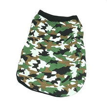 Load image into Gallery viewer, 2019 New Pet Clothing Summer Spring Cotton Small Dog Cat Vest T-shirt Sporting Camouflage Puppy Dog Cat Clothes XS S M L XL XXL
