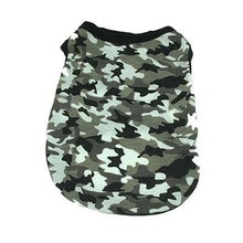 Load image into Gallery viewer, 2019 New Pet Clothing Summer Spring Cotton Small Dog Cat Vest T-shirt Sporting Camouflage Puppy Dog Cat Clothes XS S M L XL XXL
